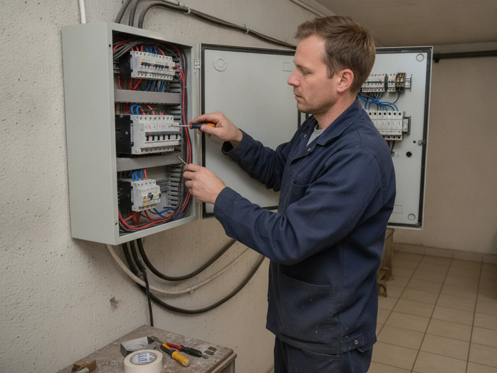 Électricien professionnel Nyon — intervention sur tableau électrique
